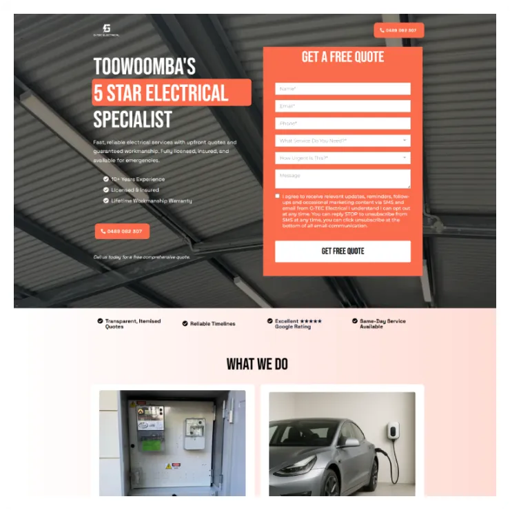 Project thumbnail – Top End Auto